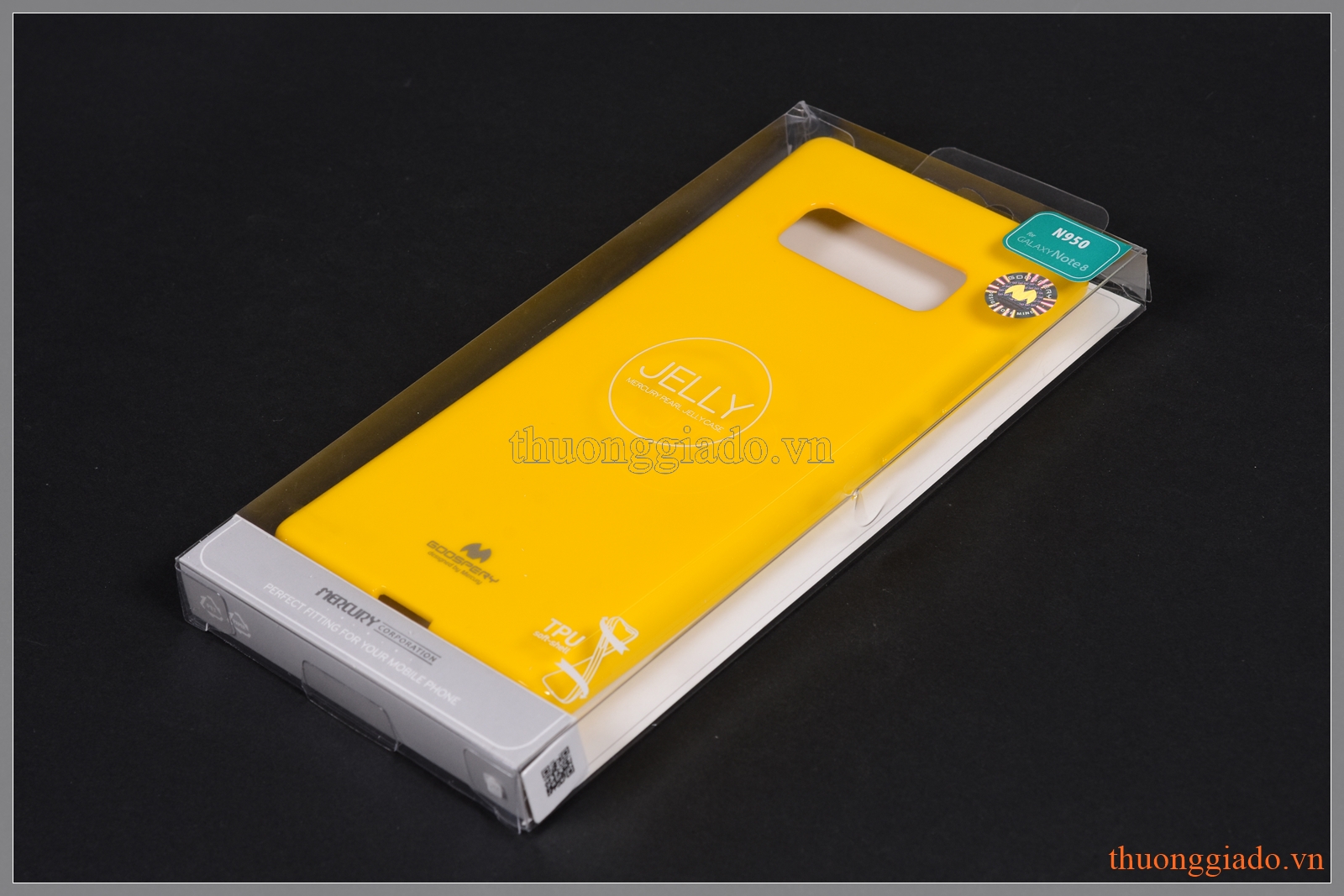 Ốp lưng silicone thời trang cho Samsung Galaxy Note 8/ N950 (Hiệu Mercury, Jelly Series)