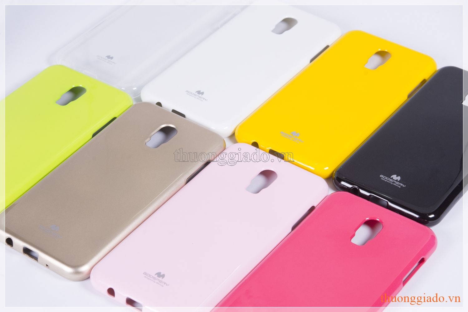Ốp lưng silicone thời trang Samsung J7 Plus/ Samsung C710 (hiệu MERCURY, JELLY CASE)
