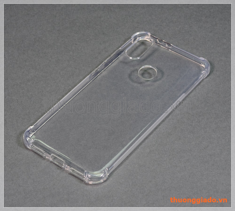 Ốp lưng silicone Mi 6X (5.99"), Mi6X, Mi A2, ốp trong suốt chống sốc bốn góc