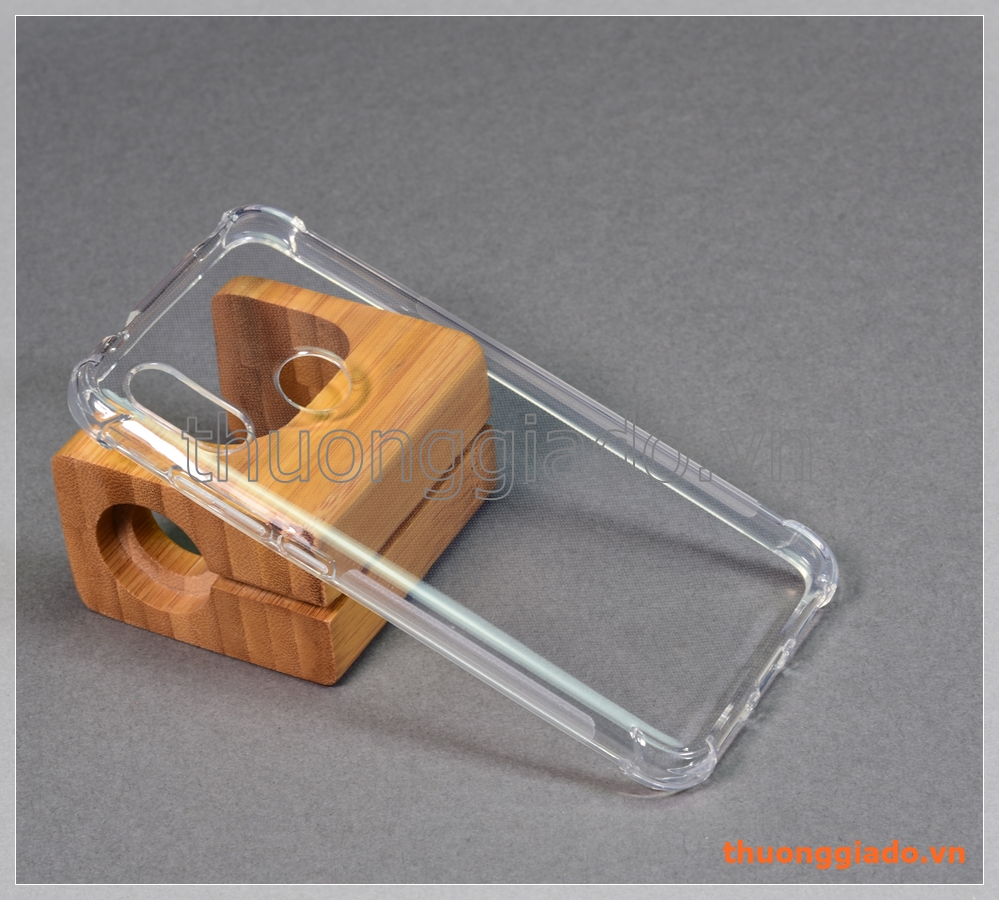 Ốp lưng silicone Redmi 6 Pro, ốp dẻo trong suốt chống sốc 4 góc