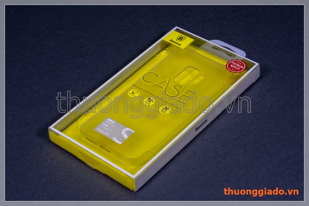 Ốp nhựa siêu mỏng Samsung Galaxy S9/ G960 (hiệu Baseus, Wing Case)