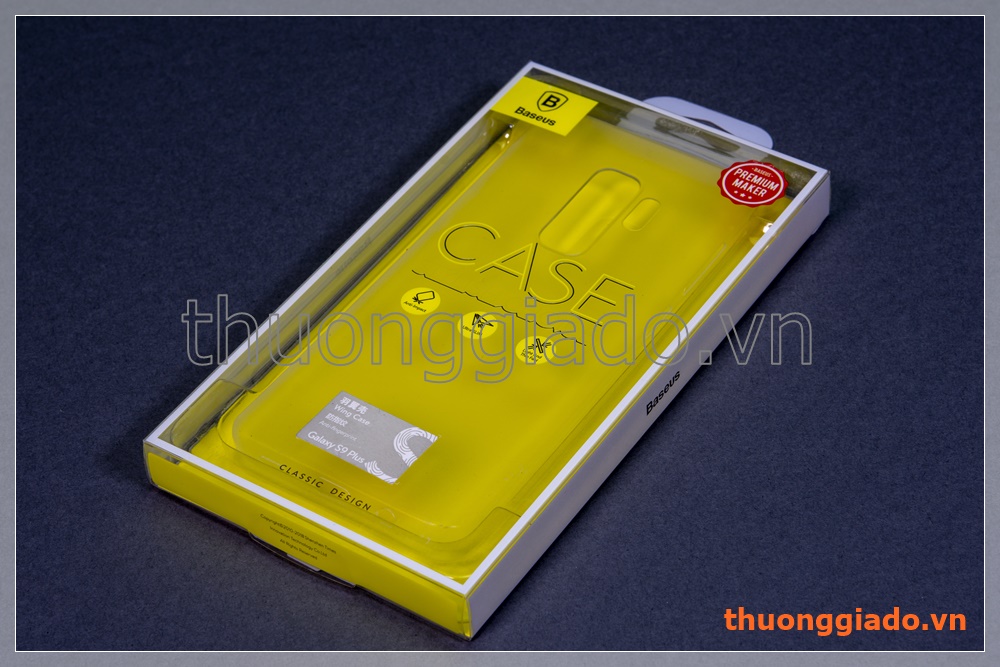 Ốp nhựa siêu mỏng Samsung Galaxy S9+/ S9 Plus G965 (hiệu Baseus, Wing Case)