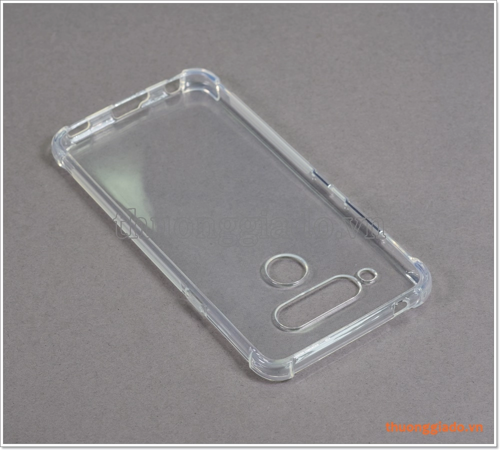 Ốp lưng Silicone LG V40 ThinQ, ốp dẻo trong suốt, tăng cường chống sốc 4 góc