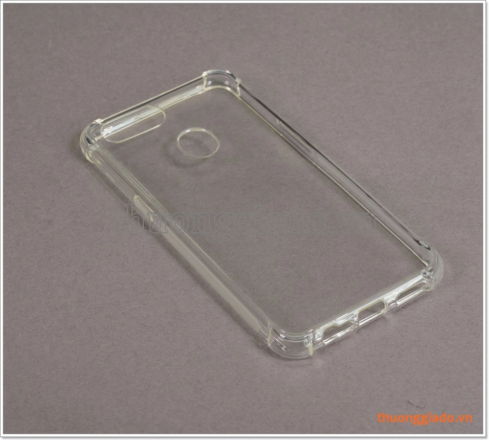 Ốp lưng Silicone Realme 2, ốp dẻo trong suốt, tăng cường chống sốc 4 góc