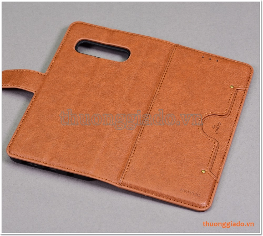 Bao da Samsung Galaxy S10+, G975, Bao da cầm tay, chất liệu da bò, hiệu Kaiyue Bao da Samsung Galaxy S10+, G975, Bao da cầm tay, chất liệu da bò, hiệu Kaiyue