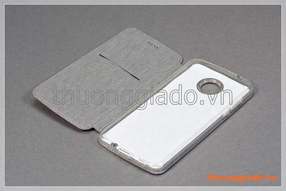 Bao da cầm tay Moto Z2 Play flip leather case, hiệu Vili