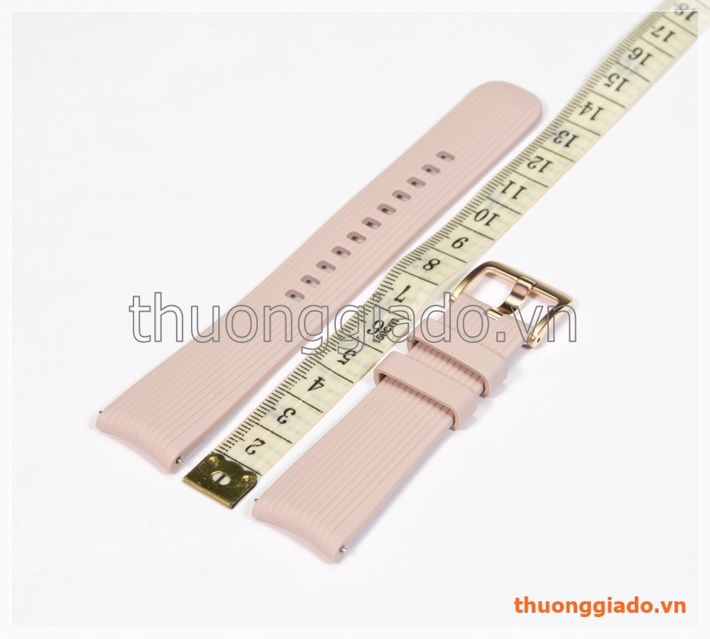Dây đồng hồ Samsung Galaxy Watch 42mm, Gear S2 Classic màu vàng hồng, hàng chính hãng Dây đồng hồ Samsung Galaxy Watch 42mm, Gear S2 Classic màu vàng hồng, hàng chính hãng