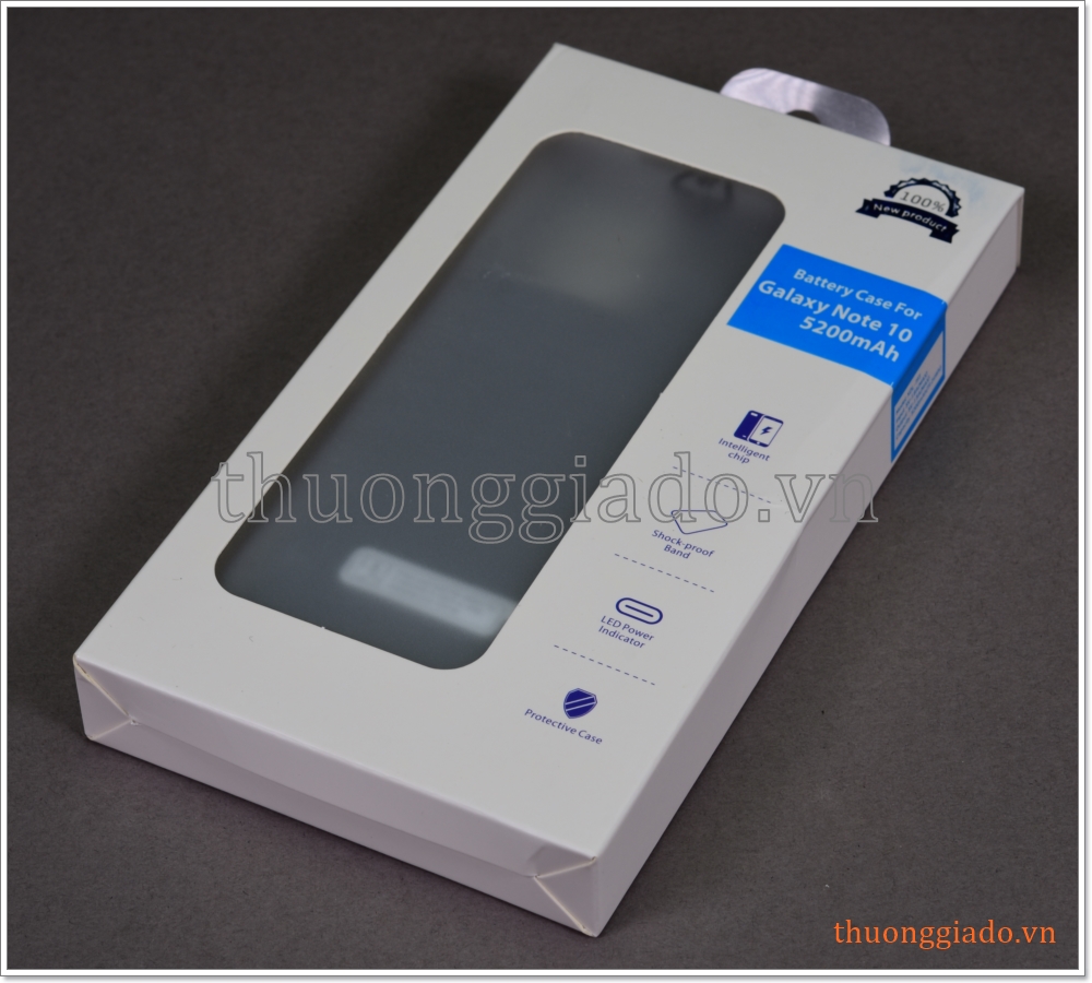 Pin dự phòng Samsung Galaxy Note 10, N970 kiêm ốp lưng bảo vệ, dung lượng 5200mAh