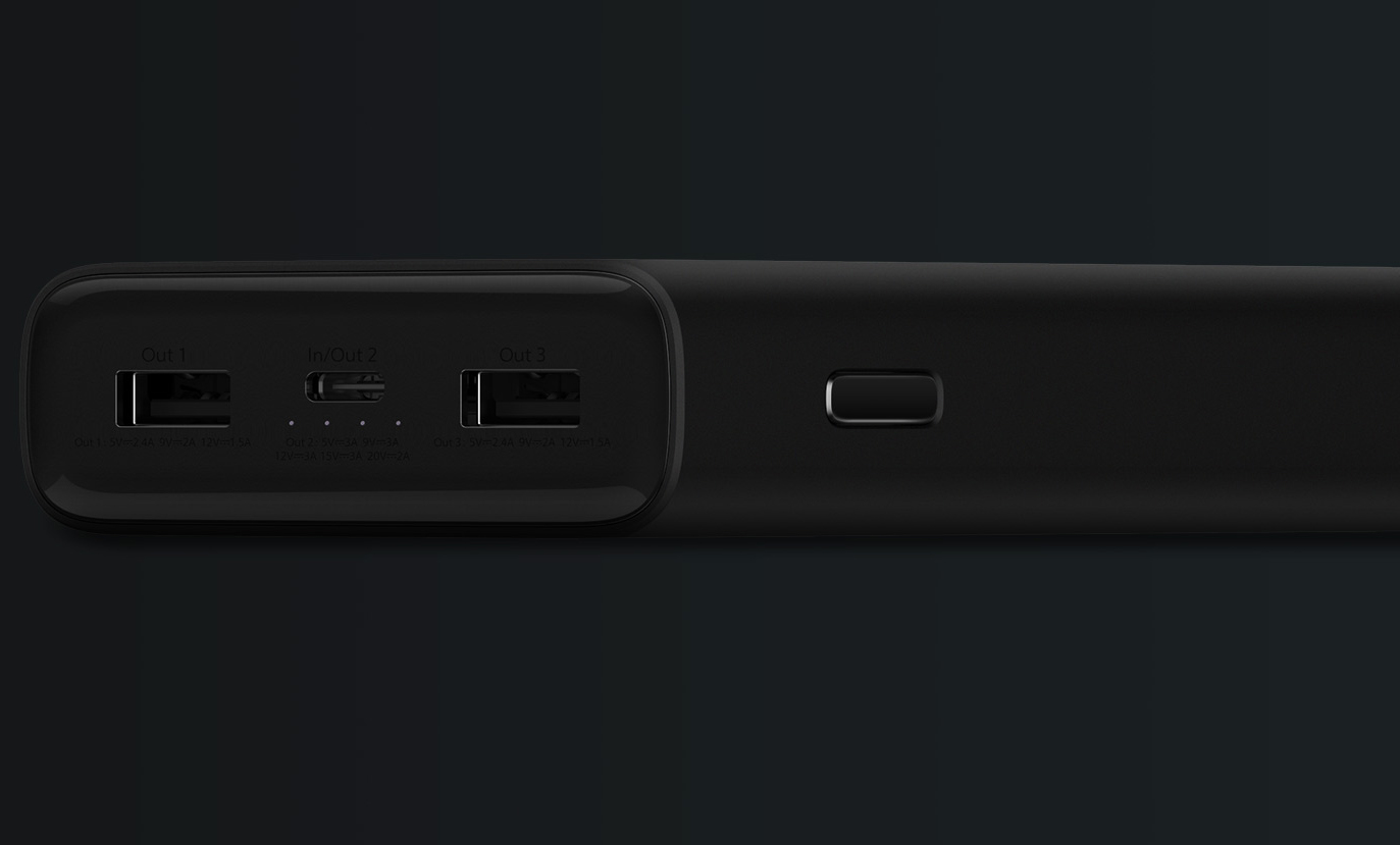 Pin dự phòng Xiaomi 3 20000mAh/74Wh PLM07ZM/ USB-C (bản cao cấp)