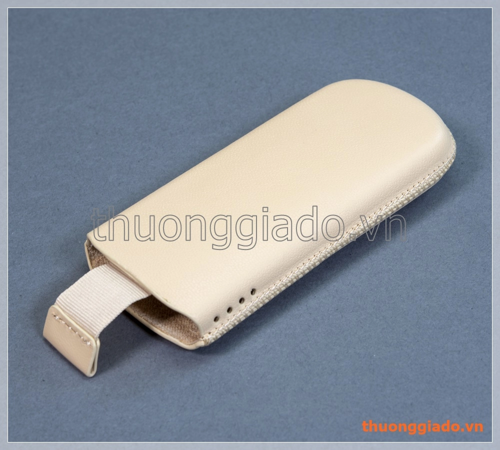 Bao da cầm tay Nokia 8800 gold arte hàng zin theo máy (da bò thật) màu vàng