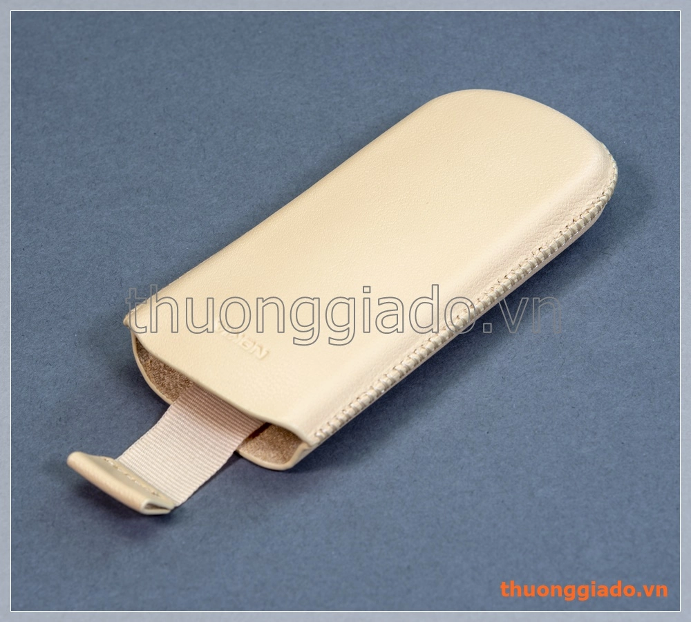 Bao da cầm tay Nokia 8800 gold arte hàng zin theo máy (da bò thật) màu vàng