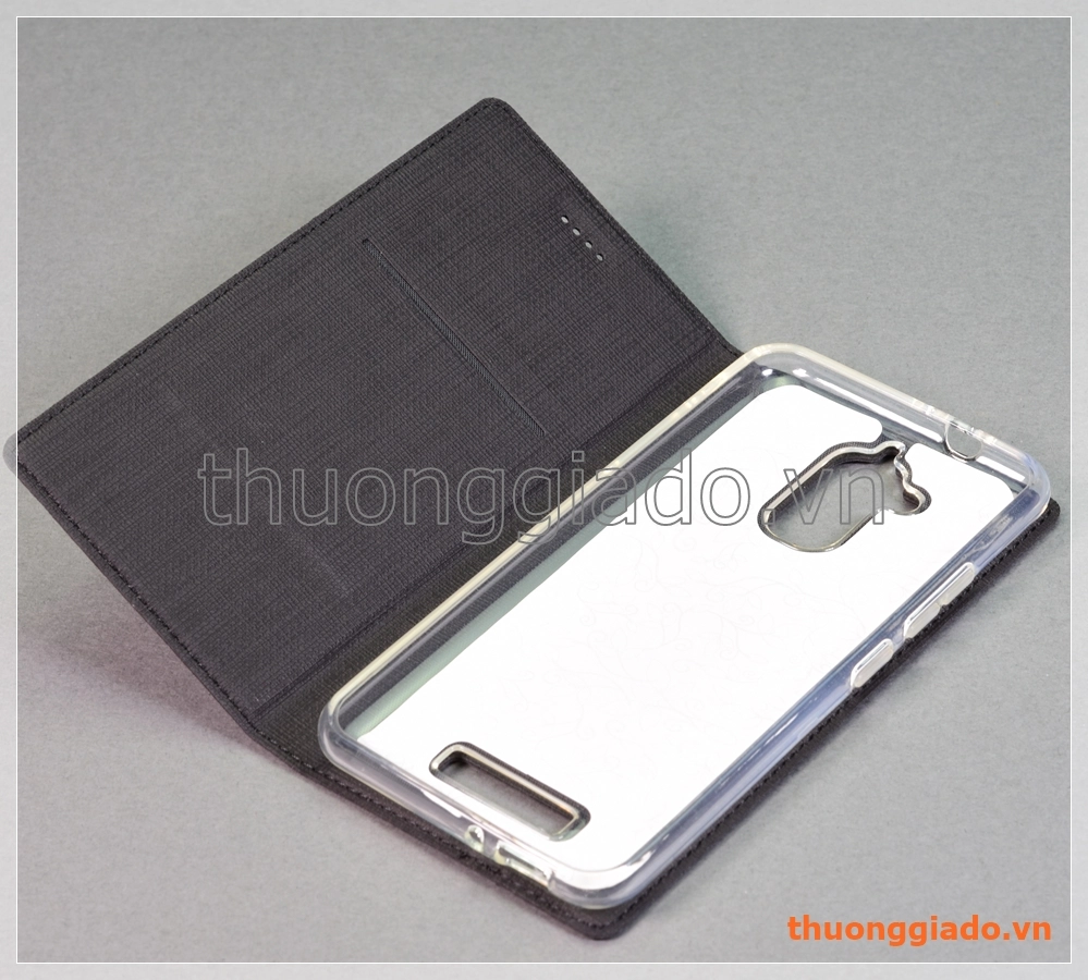 Bao da Asus Zenfone 3 Max (5.2")/ ZC520TL, bao da cầm tay nắp gập mở, hiệu Vili