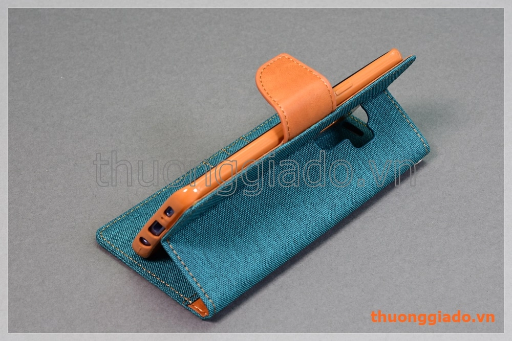 Bao da thời trang Samsung Galaxy S9+/ S9 Plus/ G965 (Hiệu GOOSPERY, CANVAS DIARY)