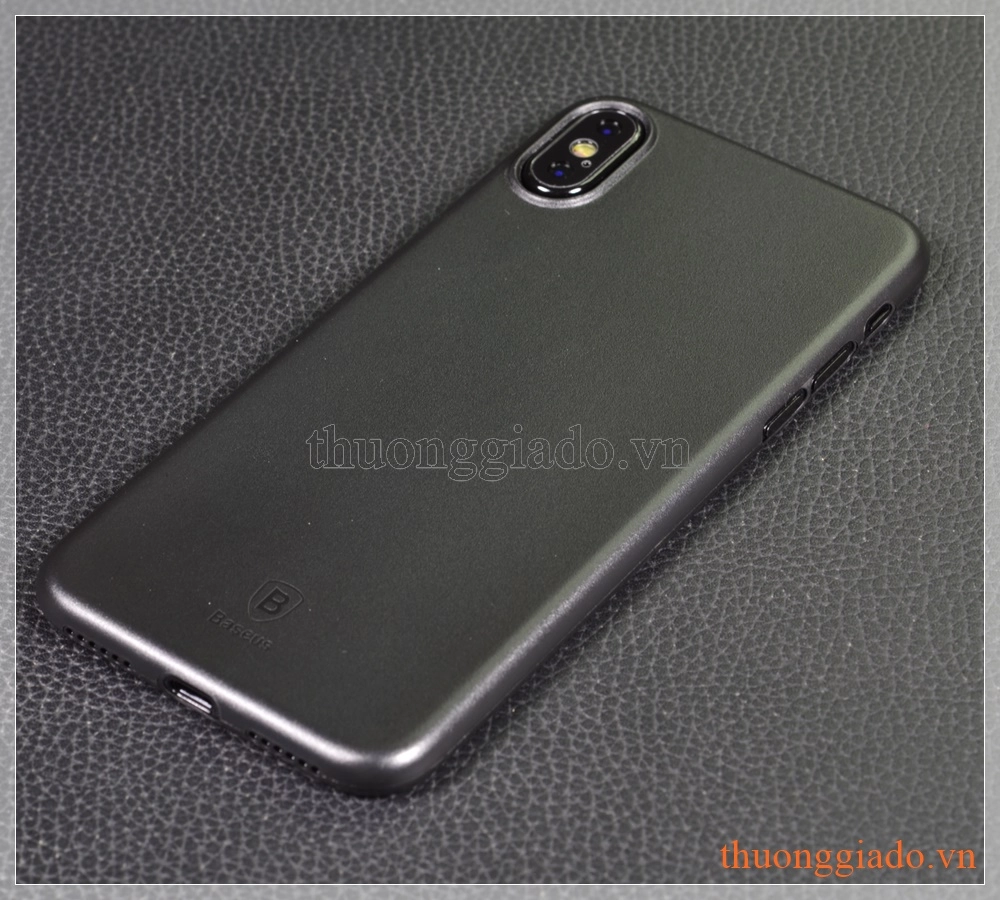 Vỏ ốp nhựa siêu mỏng iPhone X (5.8"), hiệu Baseus, Wing case