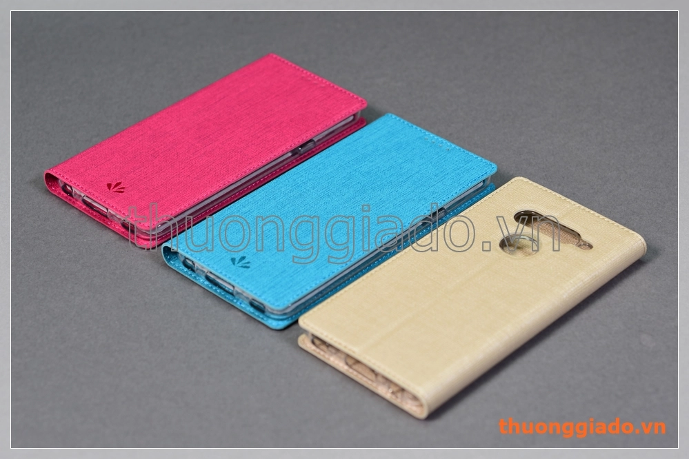 Bao da LG V40 flip leather case, hiệu Vili