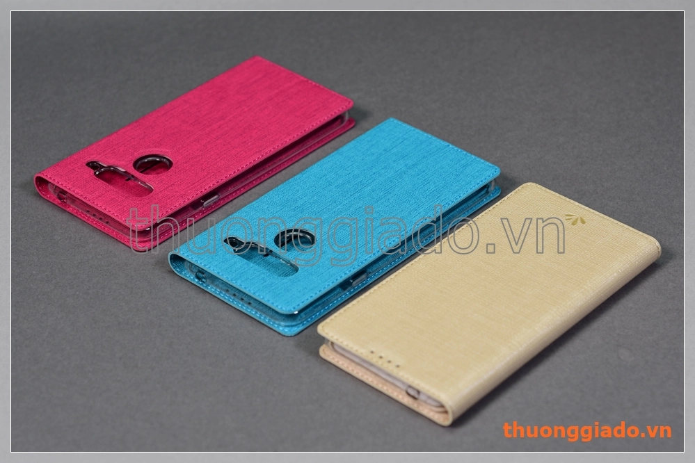 Bao da LG V40 flip leather case, hiệu Vili