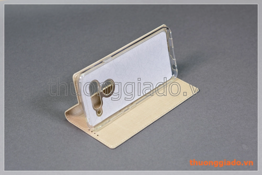 Bao da LG V40 flip leather case, hiệu Vili