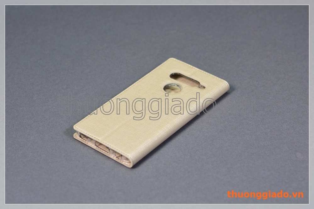 Bao da LG V40 flip leather case, hiệu Vili