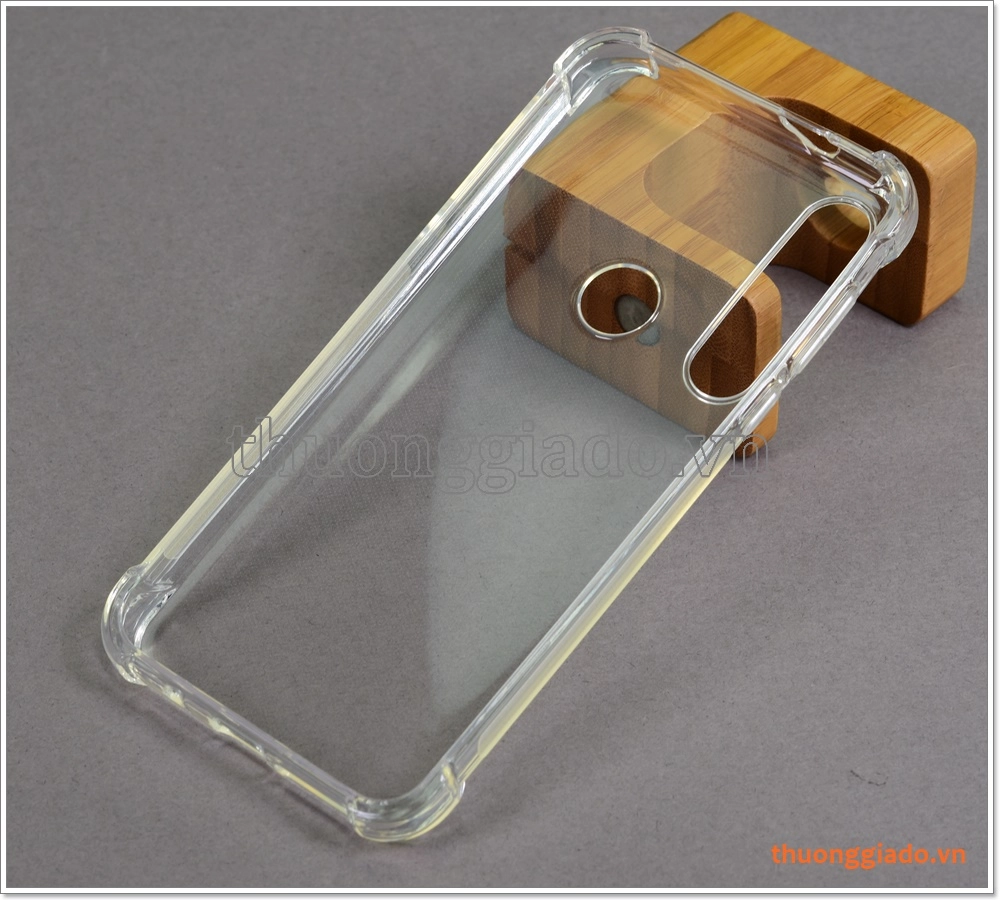 Ốp lưng Silicone Motorola G8 Plus, ốp dẻo trong suốt, tăng cường chống sốc 4 góc