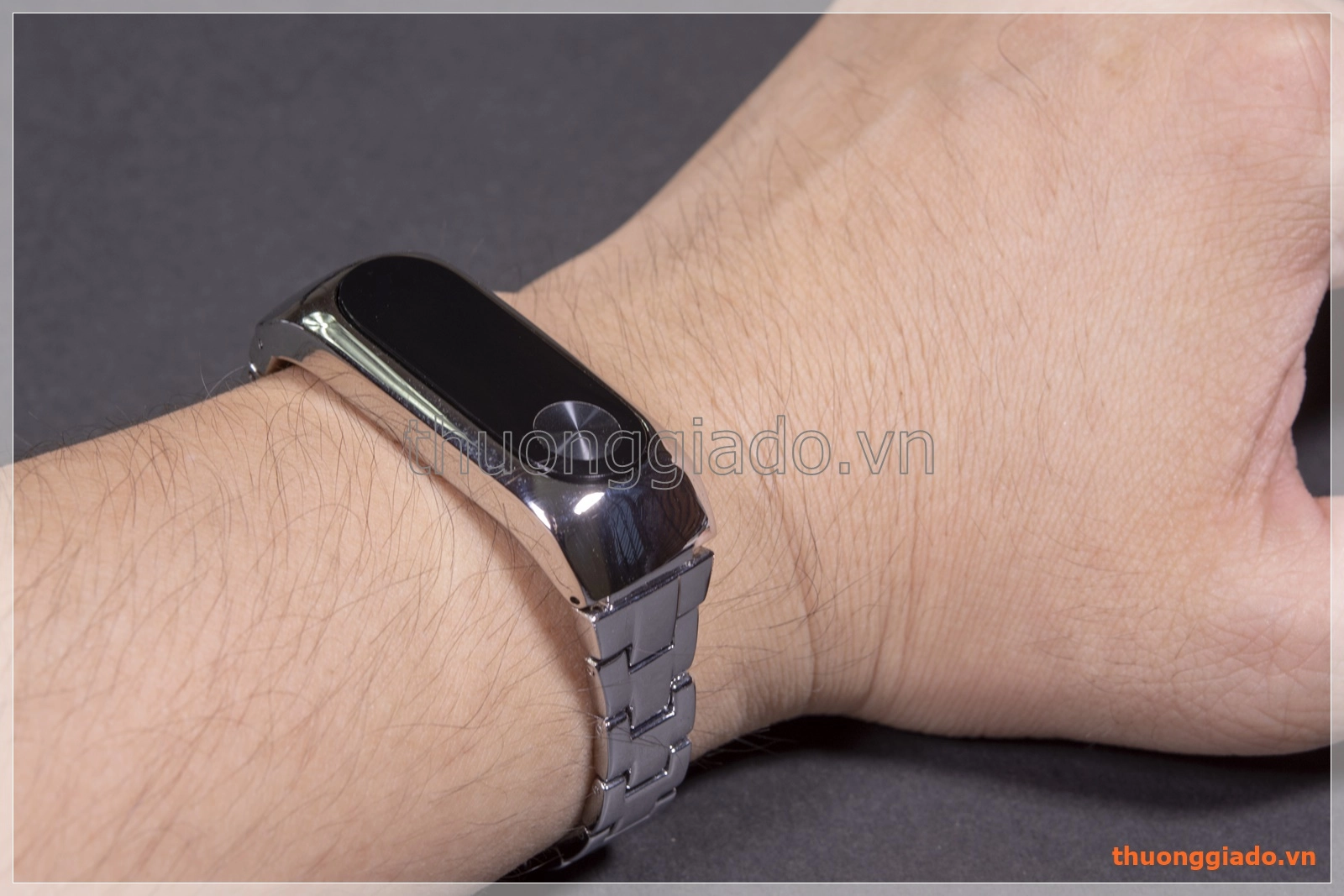 Dây thay thế Mi Band 2 (chất liệu thép không gỉ, mẫu 5)