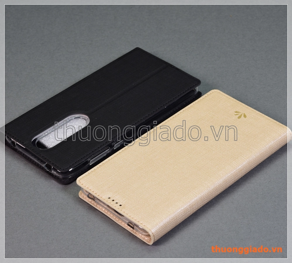 Bao da Nokia 3.1 Plus, bao da cầm tay nắp gập mở kiểu flip, hiệu Vili