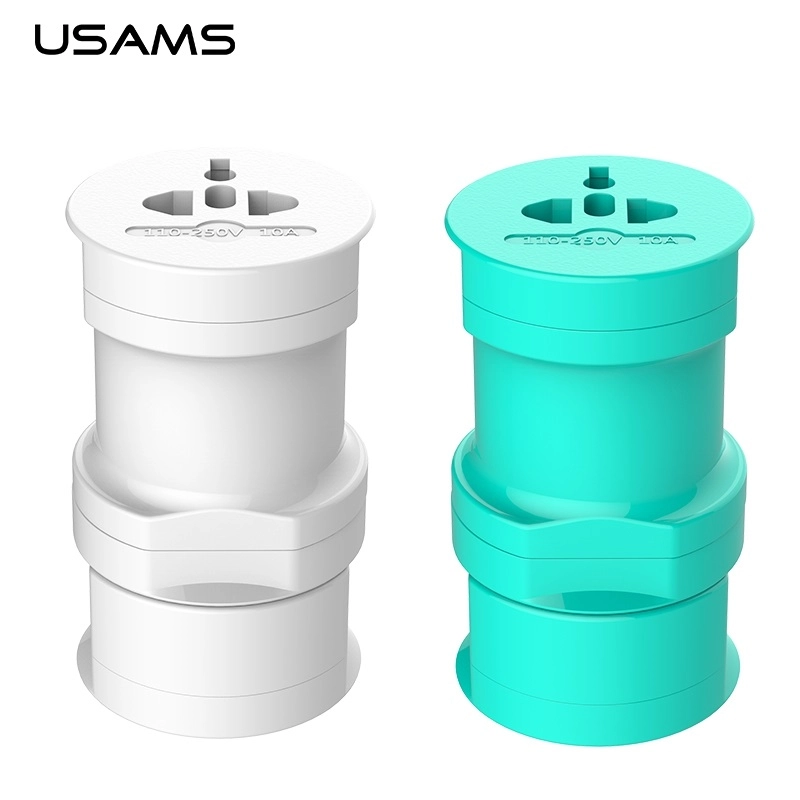 Đầu chuyển đổi phích cắm điện đa năng USAMS cho đi du lịch nước ngoài