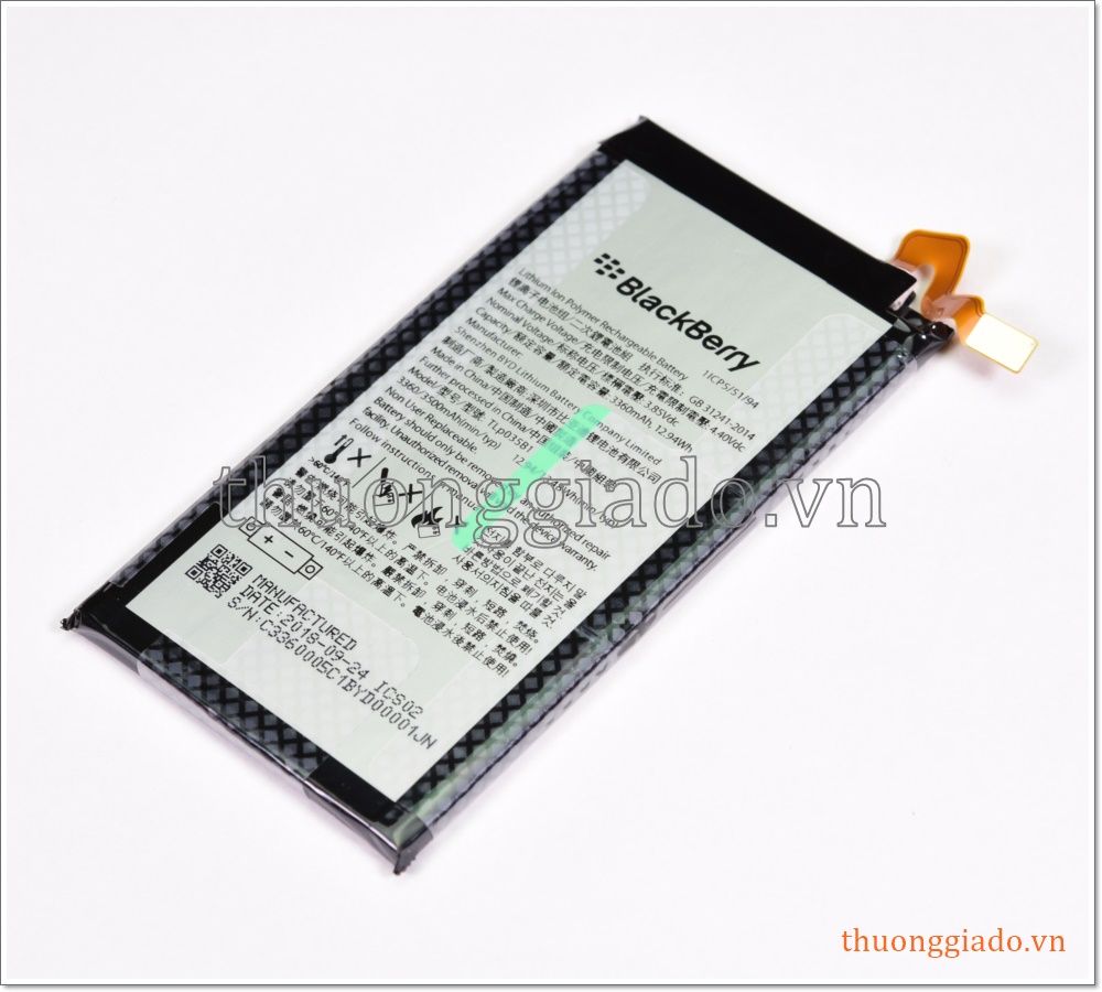 Thay pin Blackberry Key 2/ Key2 chính hãng (3360mAh, 12.94W)