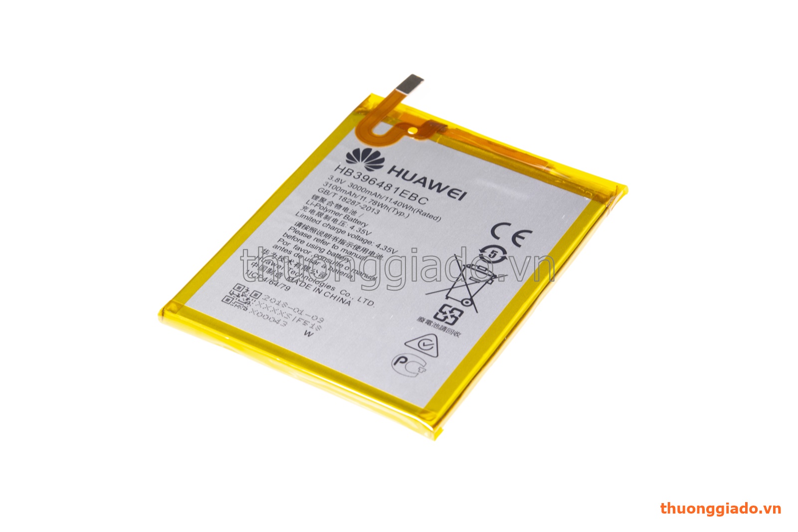 Thay pin Huawei Honor 5x, Honor 6 LTE (HB396481EBC), 3100mAh