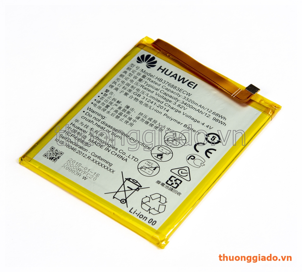 Thay pin Huawei P9 Plus (3400mAh) HB376883ECW  Original Battery
