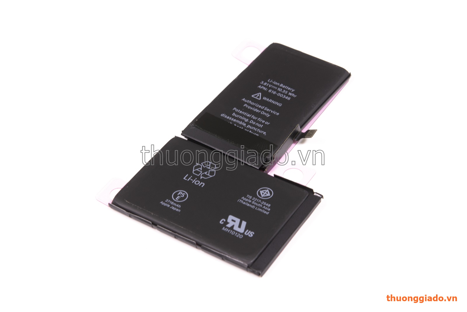 Thay pin iPhone X (5.8"), 2716mAh, original battery