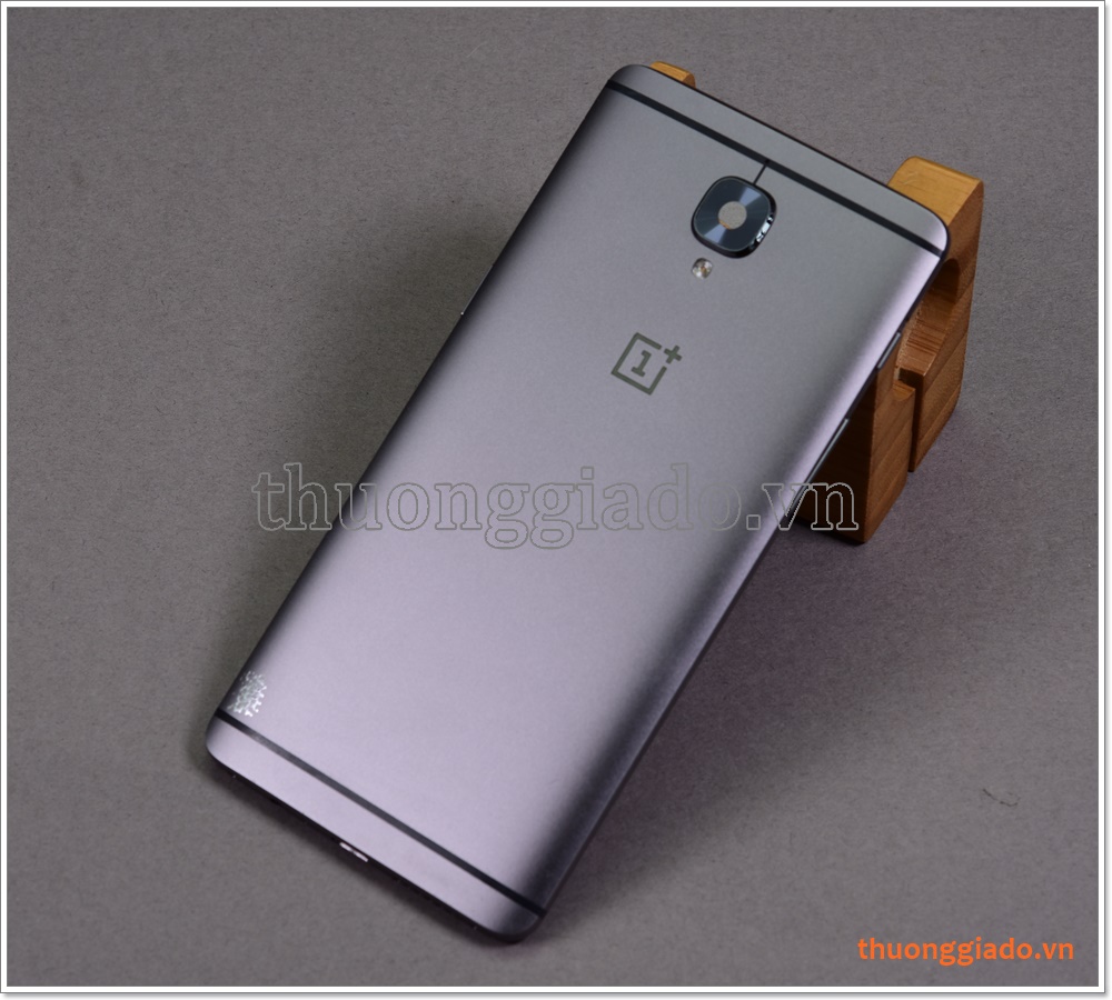 Thay vỏ OnePlus 3T/ OnePlus 3,  màu ghi gương, kèm kính camera sau