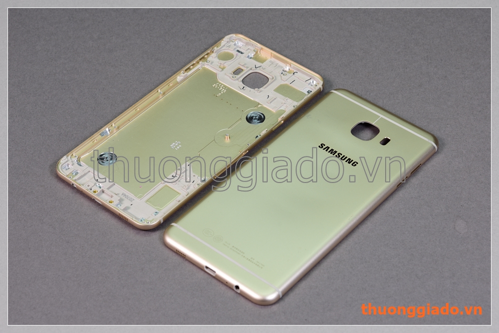 Thay vỏ Samsung Galaxy C7 màu vàng, hàng zin theo máy