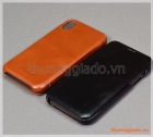 Bao da cầm tay iPhone XR (6.1"), hiệu ICarer, da bò mịn