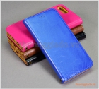 Bao da iPhone 7 Plus/ iPhone 8 Plus, bao da cầm tay, da bò, mặt mịn, màu sắc