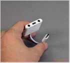 Cáp chuyển đổi tai nghe type c sang chân tròn 3.5mm (1 ra 3), pixel 2 xl