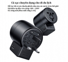 Củ sạc chuyên dụng dùng cho người đi du lịch nước ngoài Baseus JY-109USB
