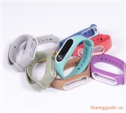 Dây đeo tay Mi Band 2 (dây cao su, với viền khác màu)