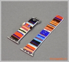 Dây đồng hồ Apple Watch 38mm (da PU, nhiều màu sọc ngang)