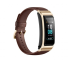 Huawei Talkband B5 Business Edition, vòng đeo tay kiêm tai nghe bluetooth (viền vàng, dây da)