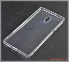 Ốp lưng silicone Nokia 3 (5.0"), màu trong suốt, hiệu VU case