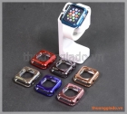 Ốp viền silicone Apple Watch 38mm màu sắc sáng bóng thời trang