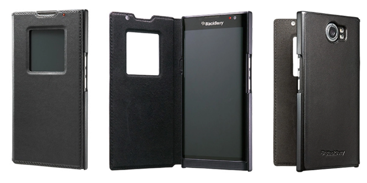 Bao da BlackBerry Priv Leather Smart Flip Case (hàng chính hãng)