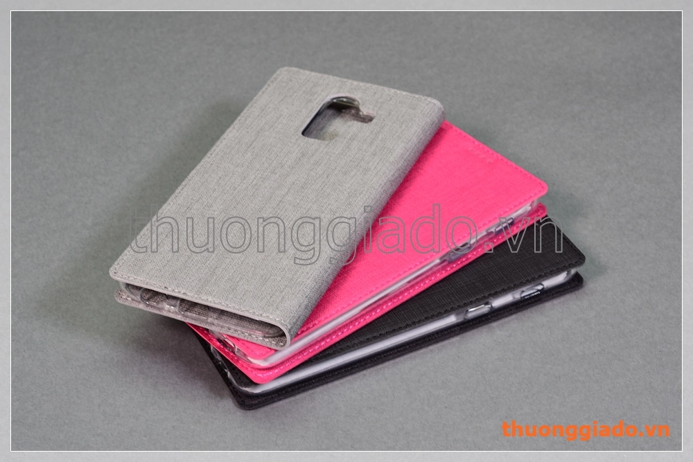 Bao da Samsung Galaxy J8 (2018)/ J810 flip leather case, hiệu Vili