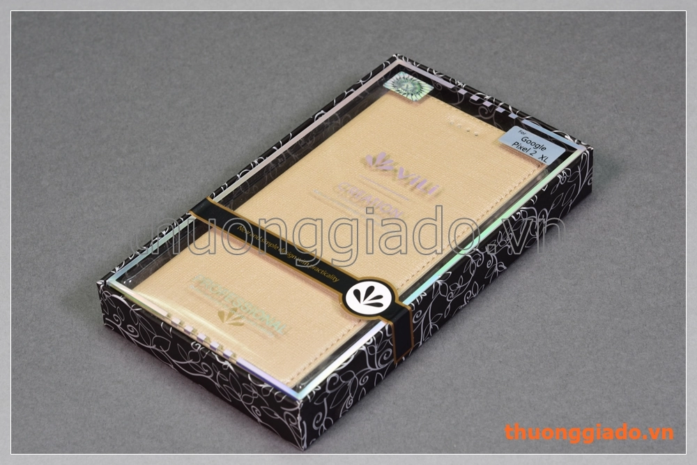 Bao da Google Pixel 2 XL 6.0" flip leather case, hiệu Vili