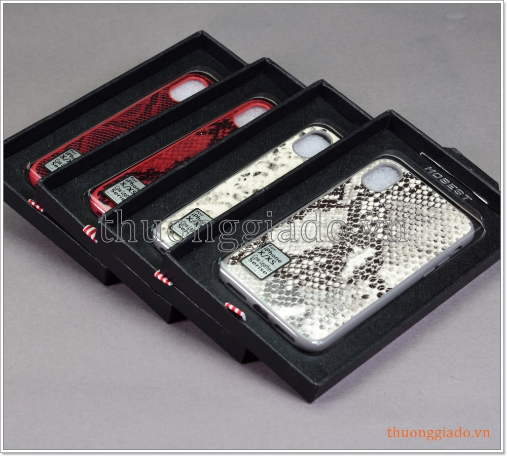 Ốp lưng da chống sốc iPhone Xs (5.8")/iPhone X (5.8") hiệu Mobest