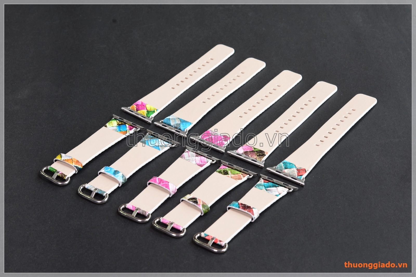 Dây đồng hồ Apple Watch 42mm (dây da PU, sắc màu thời trang)