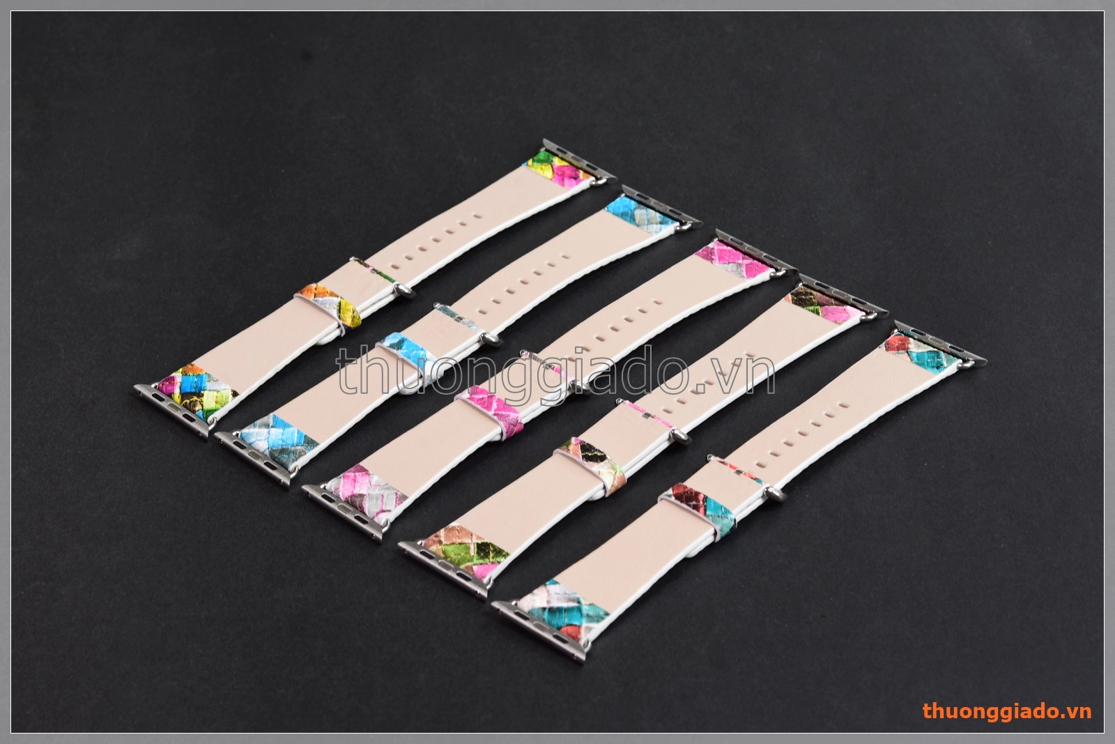 Dây đồng hồ Apple Watch 42mm (dây da PU, sắc màu thời trang)