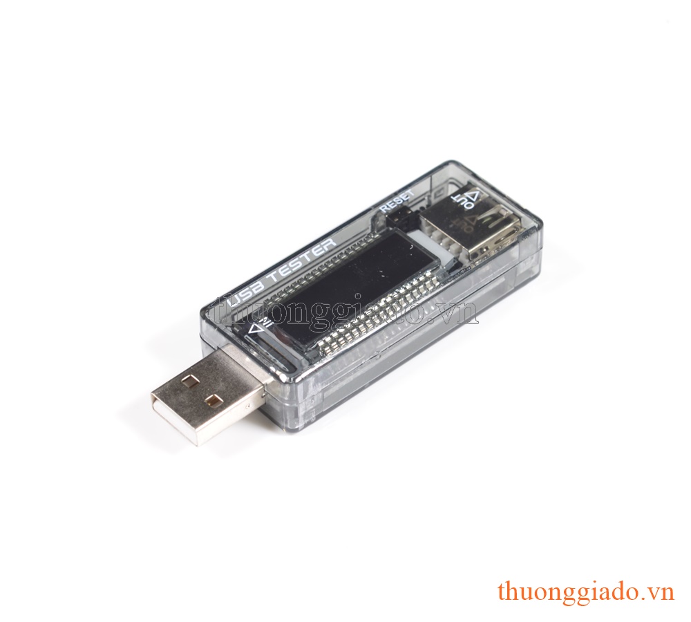 USB đo nguồn củ sạc điện thoại _ USB Tester (có màn hình hiển thị)