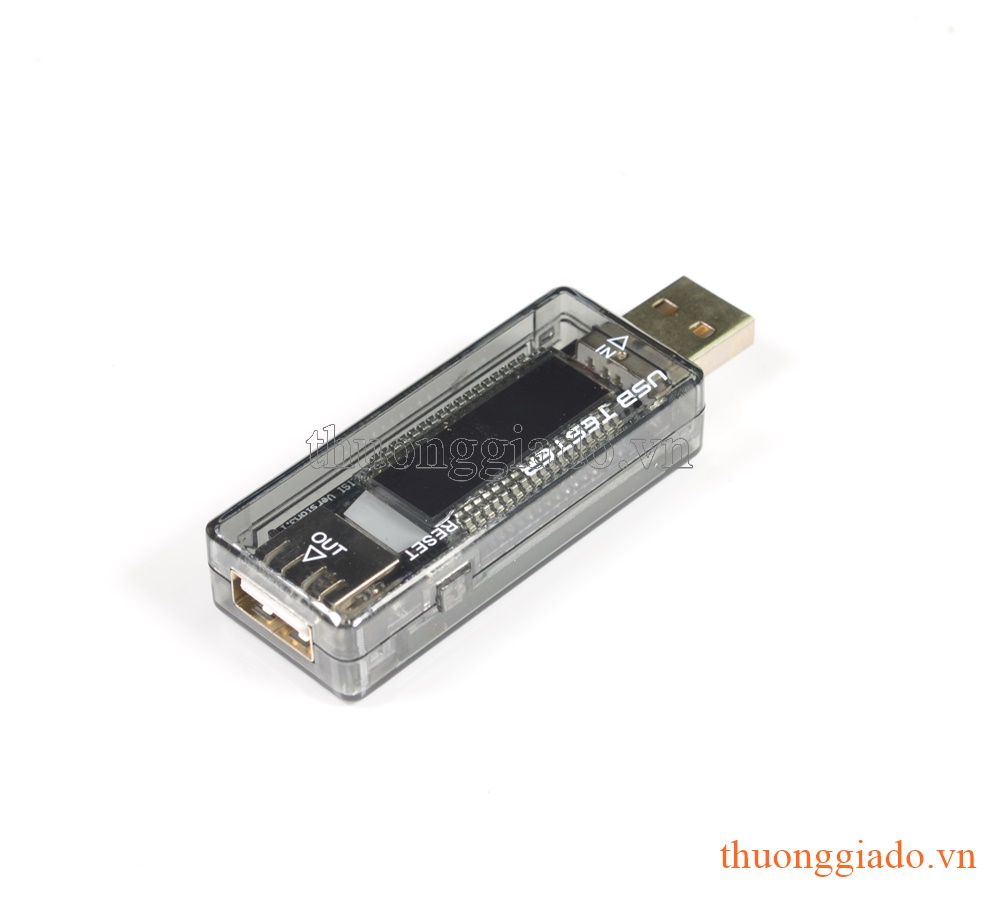 USB đo nguồn củ sạc điện thoại _ USB Tester (có màn hình hiển thị)