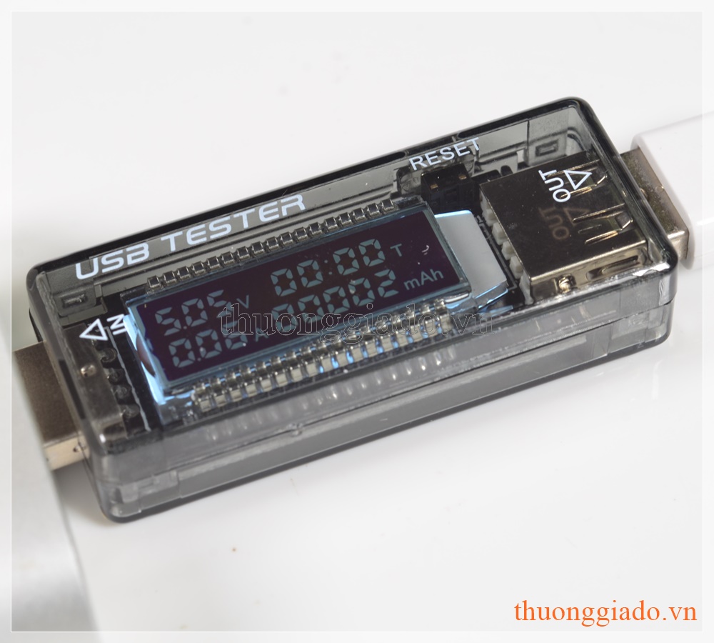 USB đo nguồn củ sạc điện thoại _ USB Tester (có màn hình hiển thị)